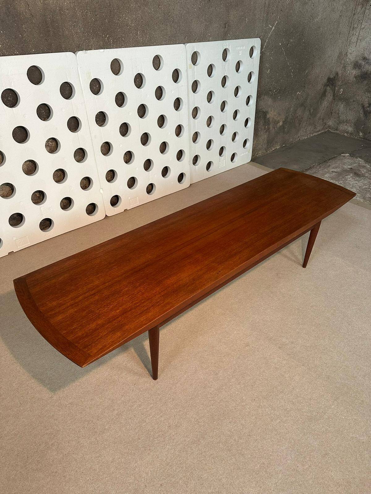 Vintage Scandinavian teak coffee table - 1960s