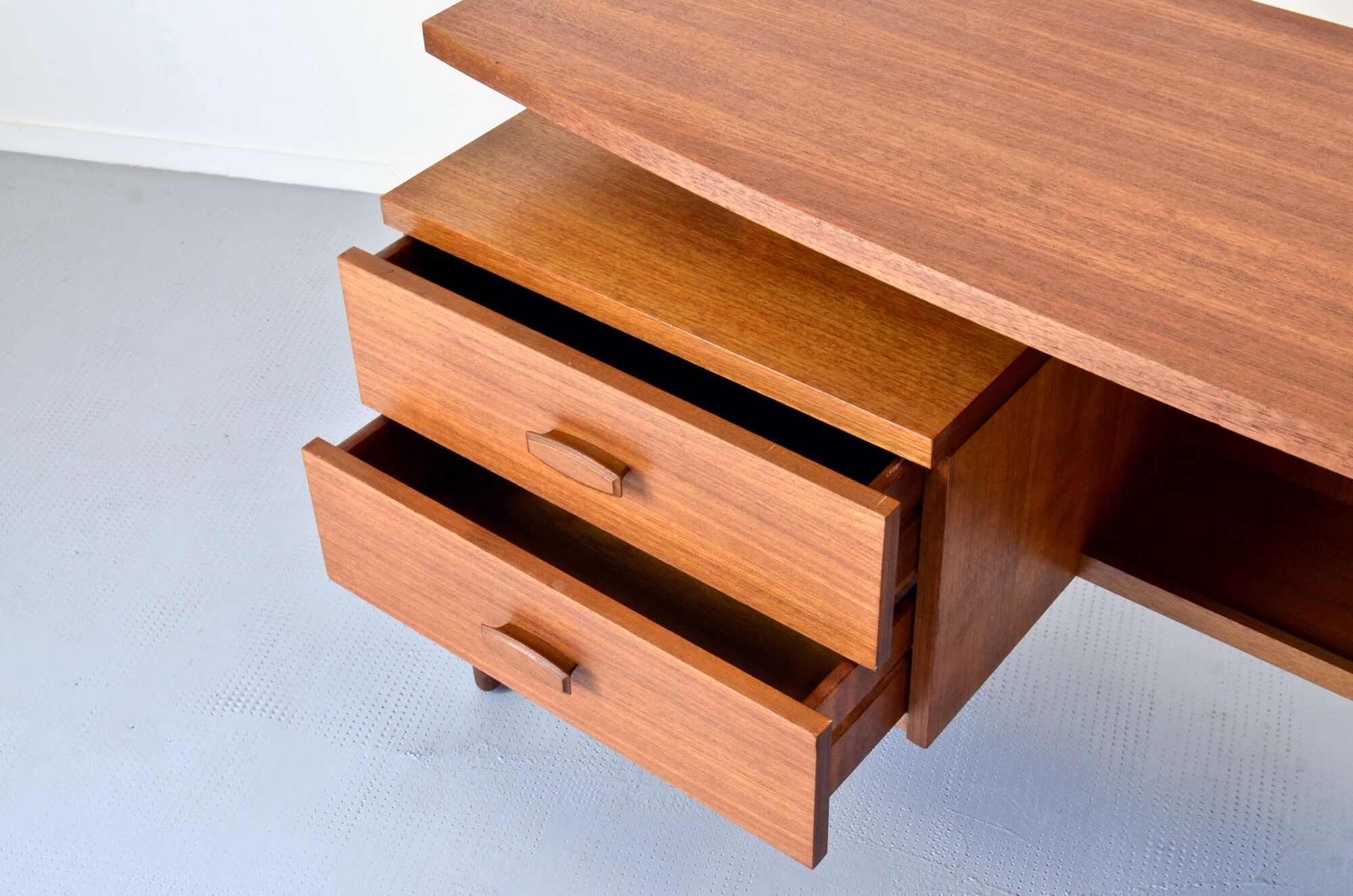 Midcentury G Plan floating top teak desk