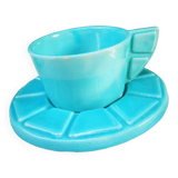 Art deco cups with saucer