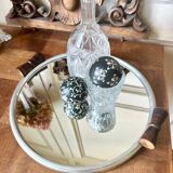 Plateau miroir rond