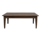 Solid walnut farmhouse table with spindle legs