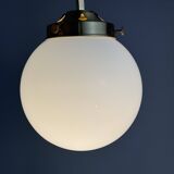 Pair of vintage opaline wall lights