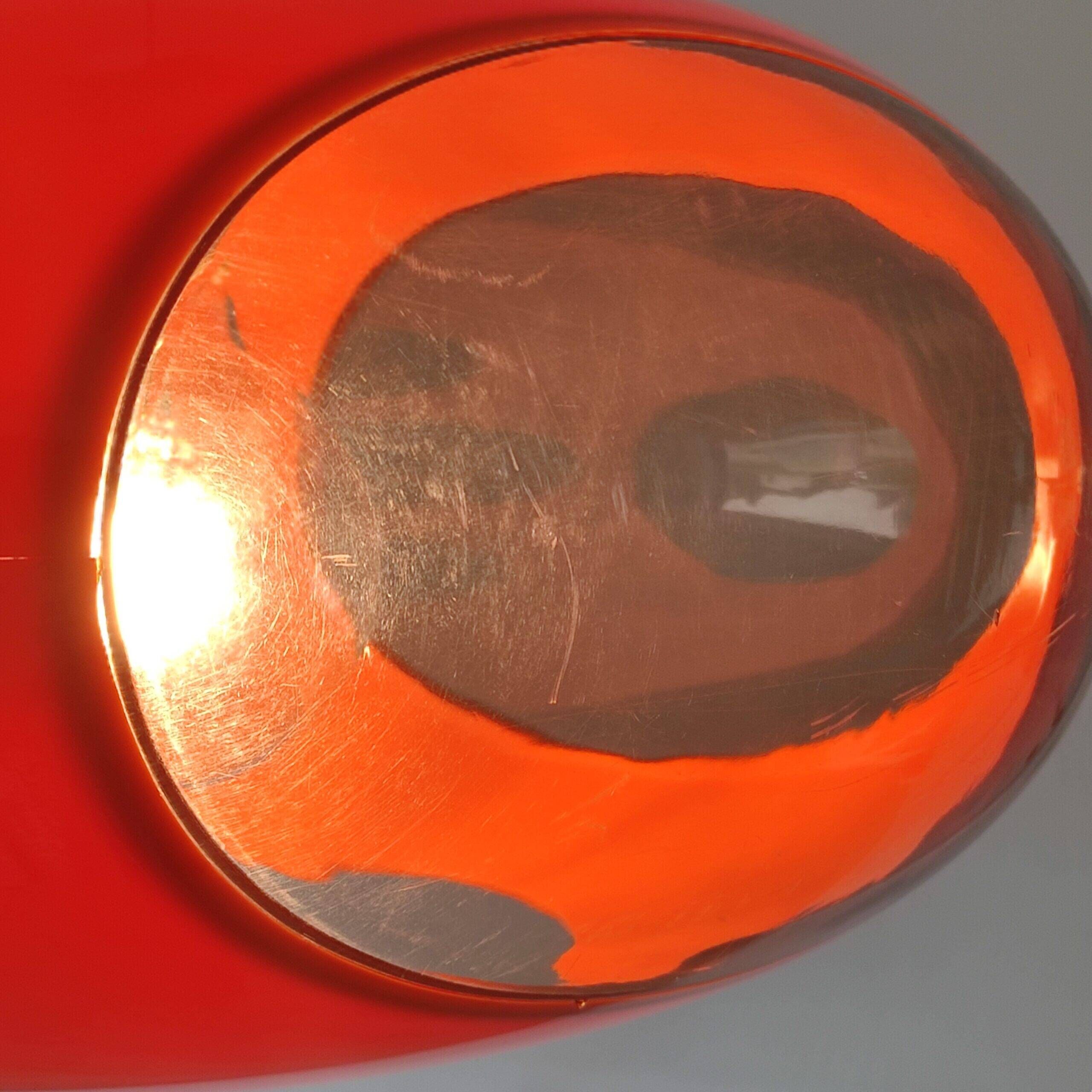 Orange bug-eye UFO pendant lamp – Massive