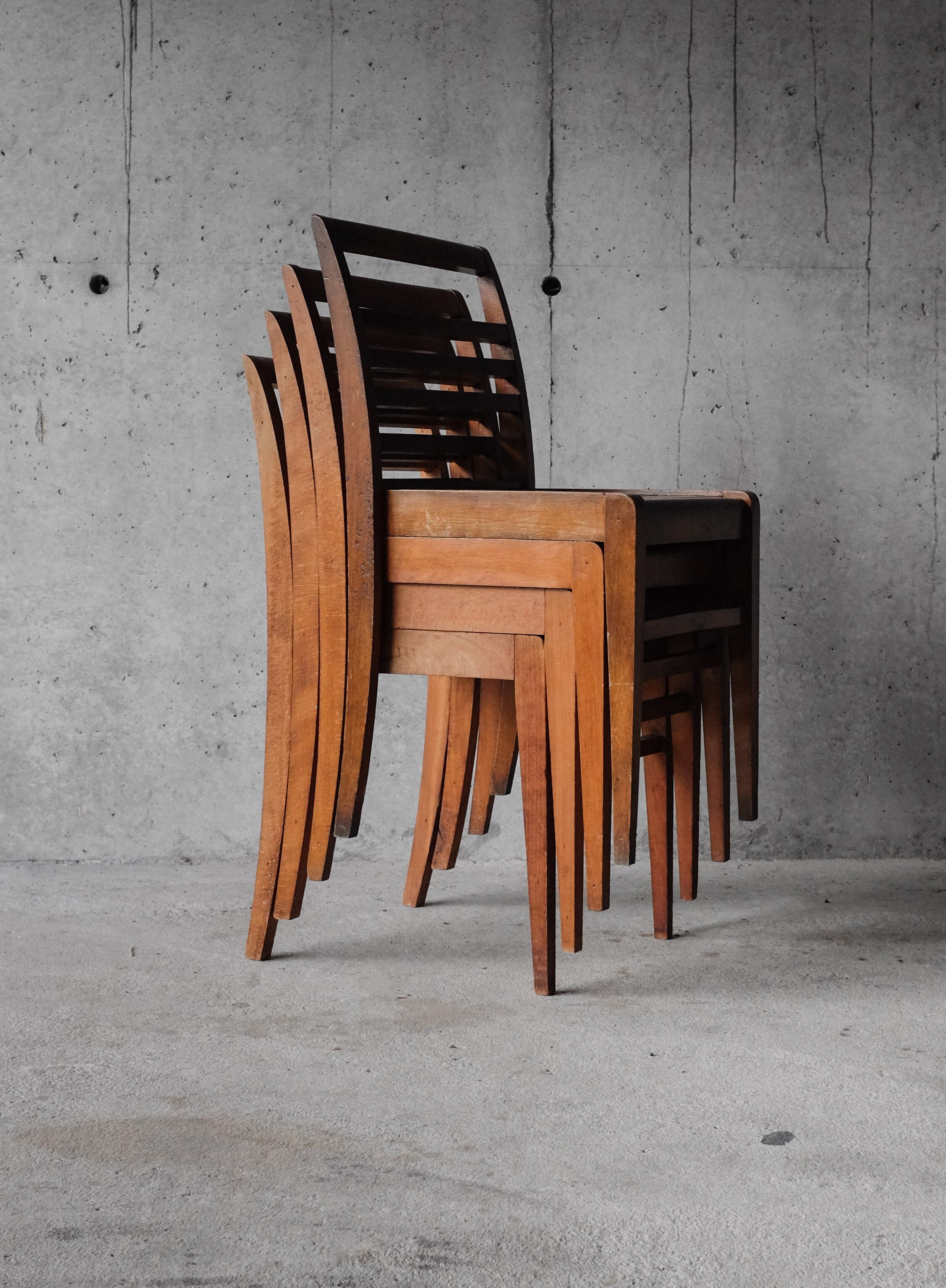 René Gabriel stackable chairs - Reconstruction