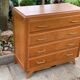 Vintage compass feet dresser