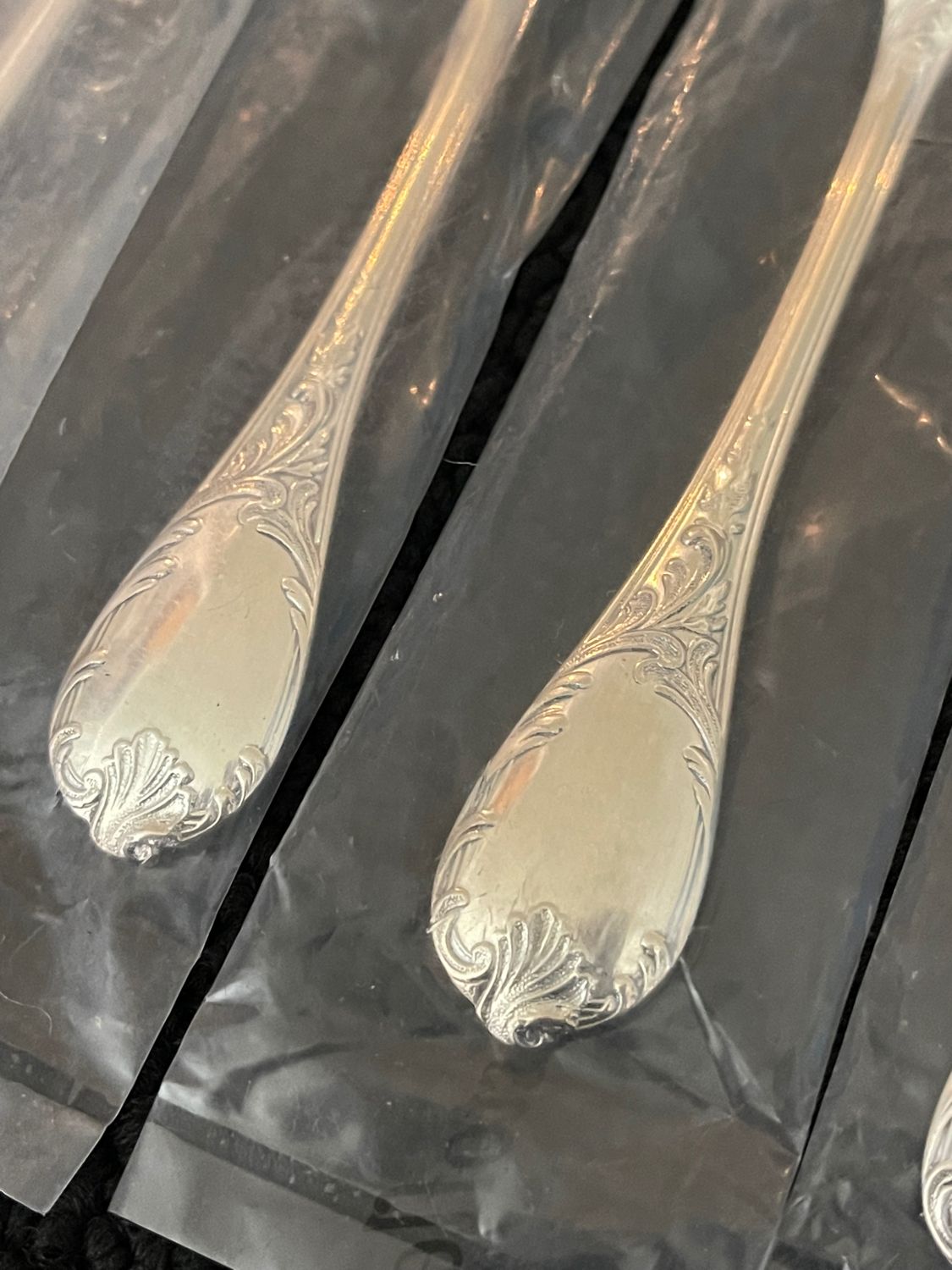 Christofle marly 12 spoons in new blister packs