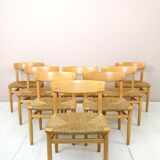 Set of 8 chairs by børge mogensen for karl andersson