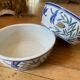 2 antique plant pots