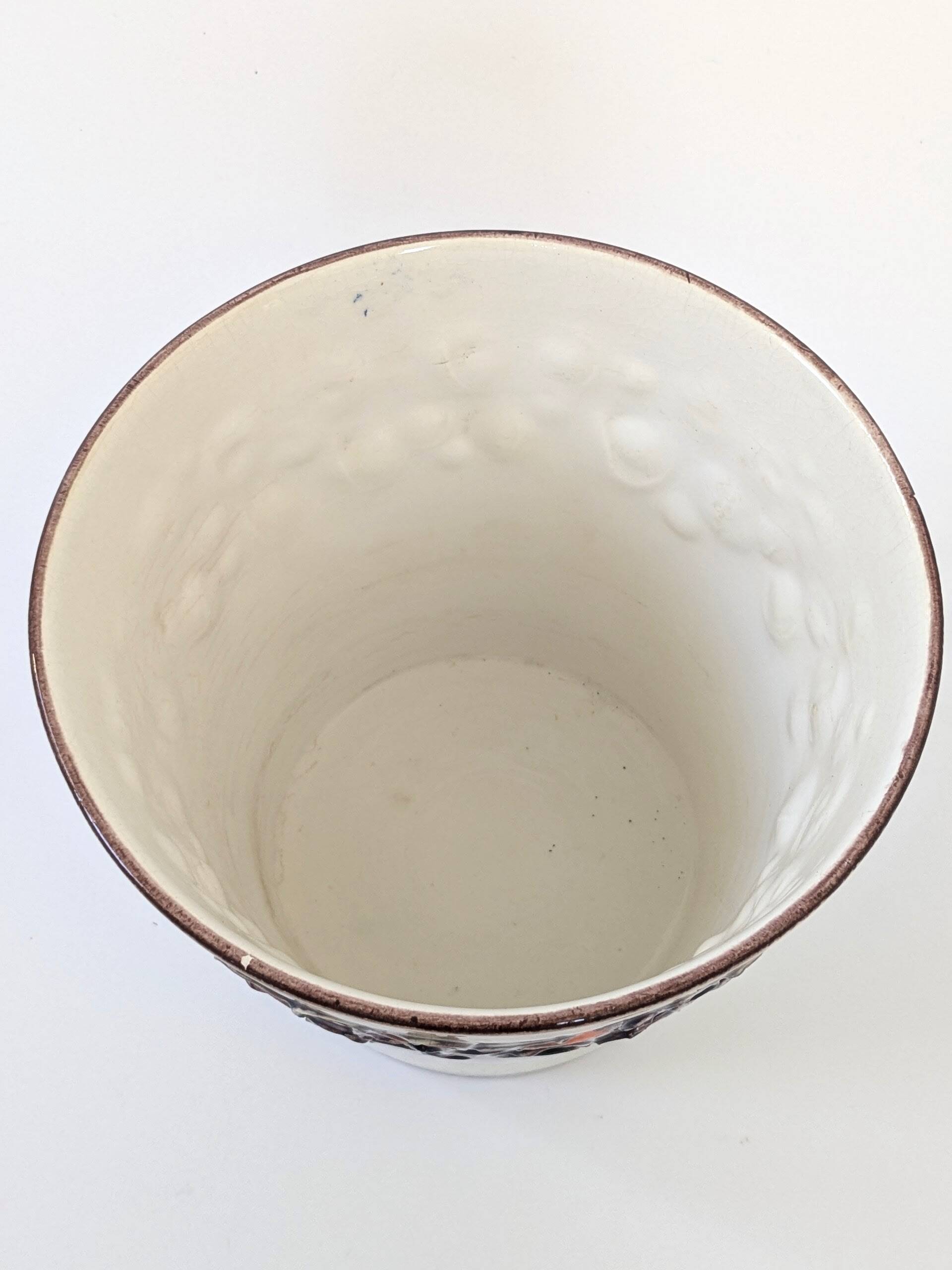 Ceramic flowerpot from the 60s | Alvino Bagni | Italy