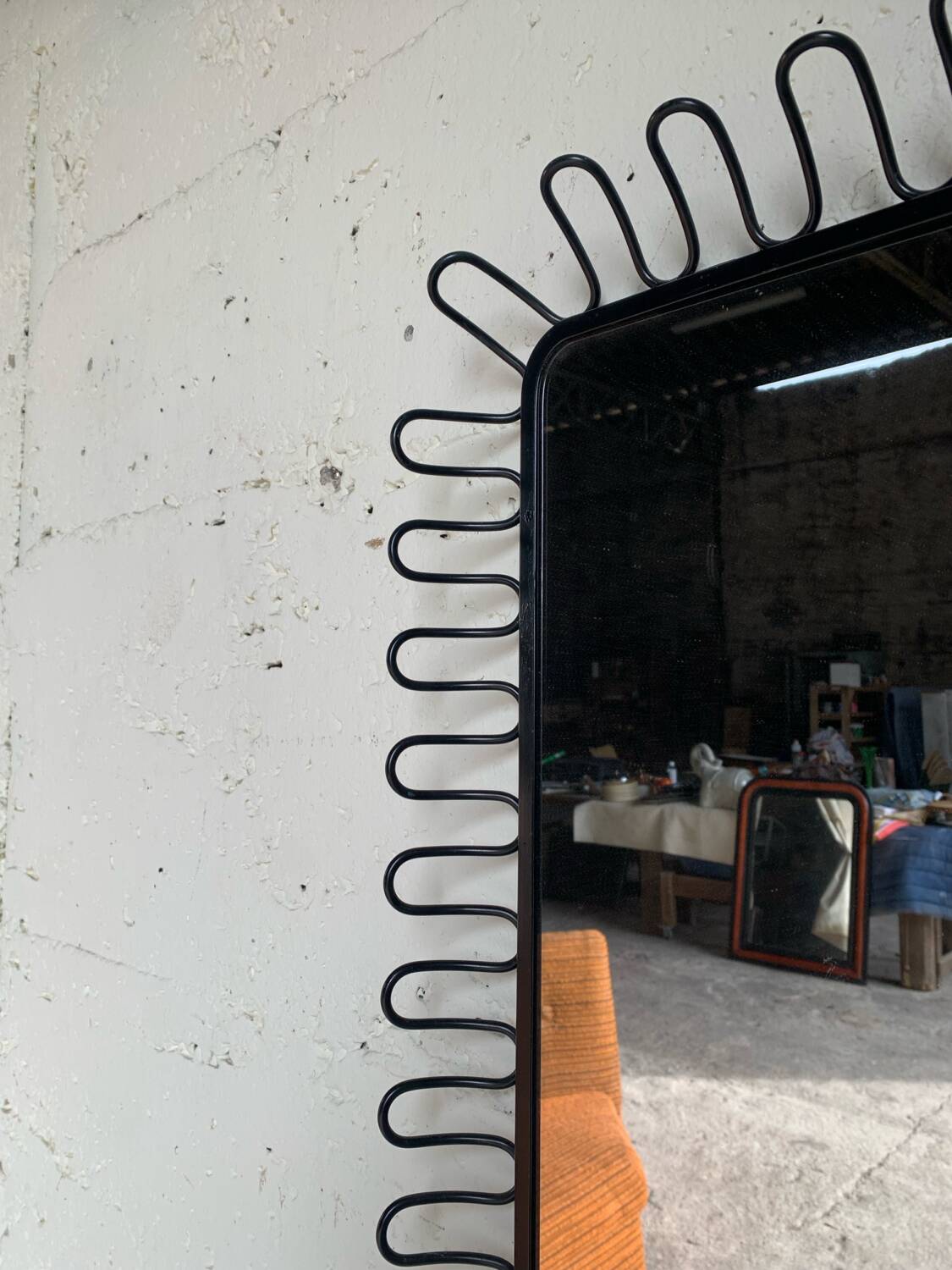 IKEA Mandal mirror from the 80s.