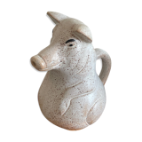 Pig-shaped sandstone pitcher