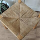 Set of 4 Scandinavian rope sitting chairs