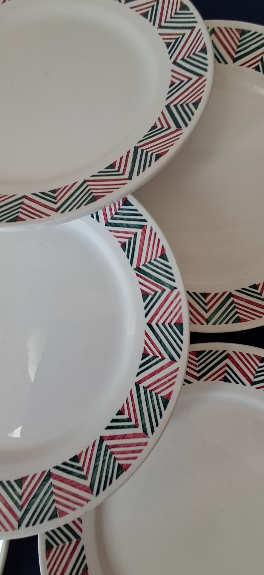 6 flat plates Adèle from Digoin Sarreguemines