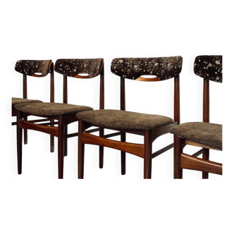 Set of 4 vintage Johannes Andersen chairs for Samcom