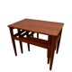 Ensemble de 3 tables d'appoint, danoise des années 1960.