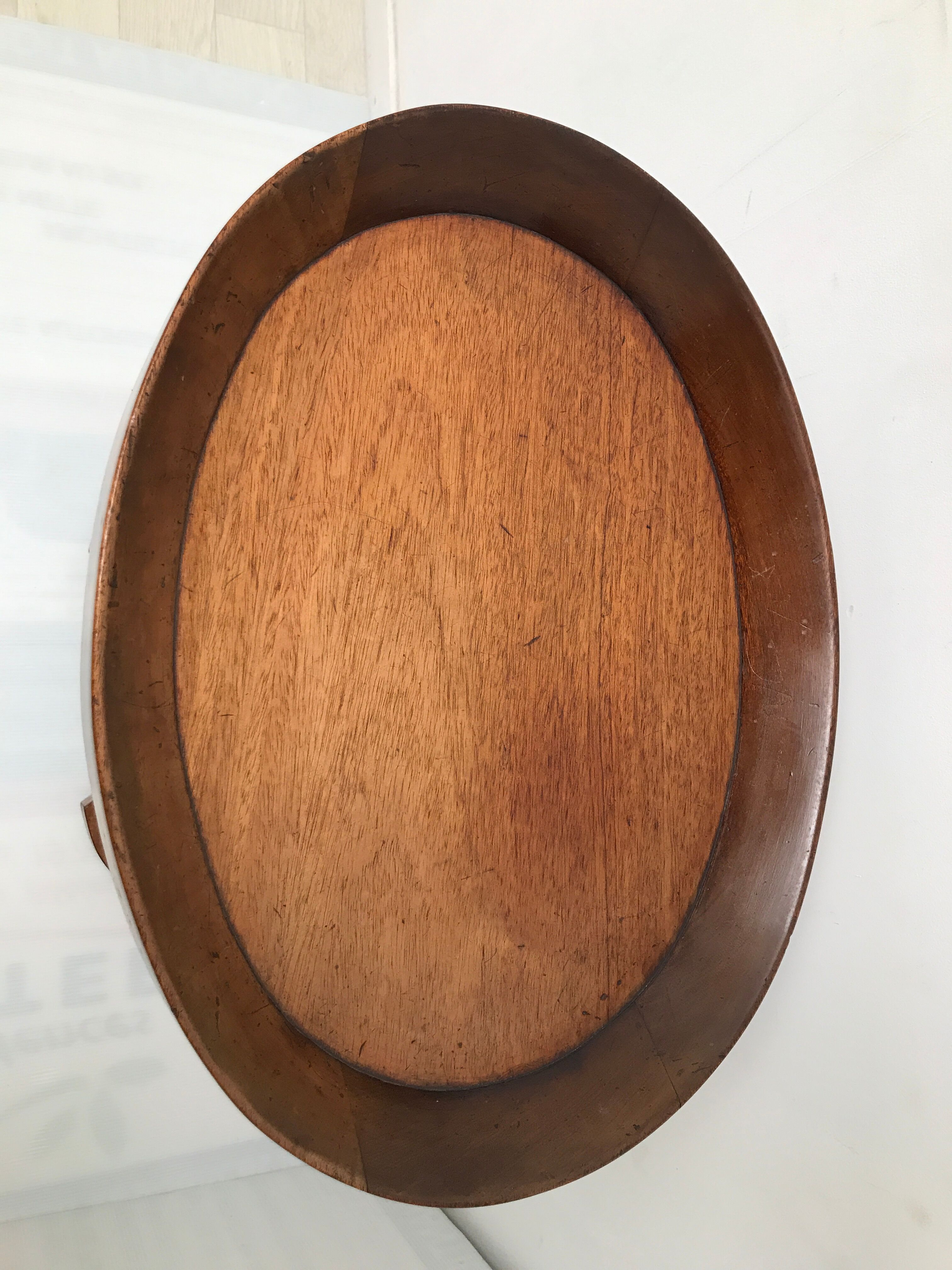 19th-century vintage lyre table