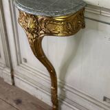 Console D’entre-deux, Bois Sculpté Et Doré De Style Louis XV, Vers 1900, Ma