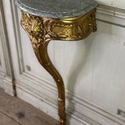 Console Table, Carved and Gilded Wood, Louis XV Style, Circa 1900, Ma