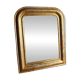 Antique Louis-Philippe gilded small mirror
