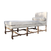 Day bed Louis XIII style reupholstered castle