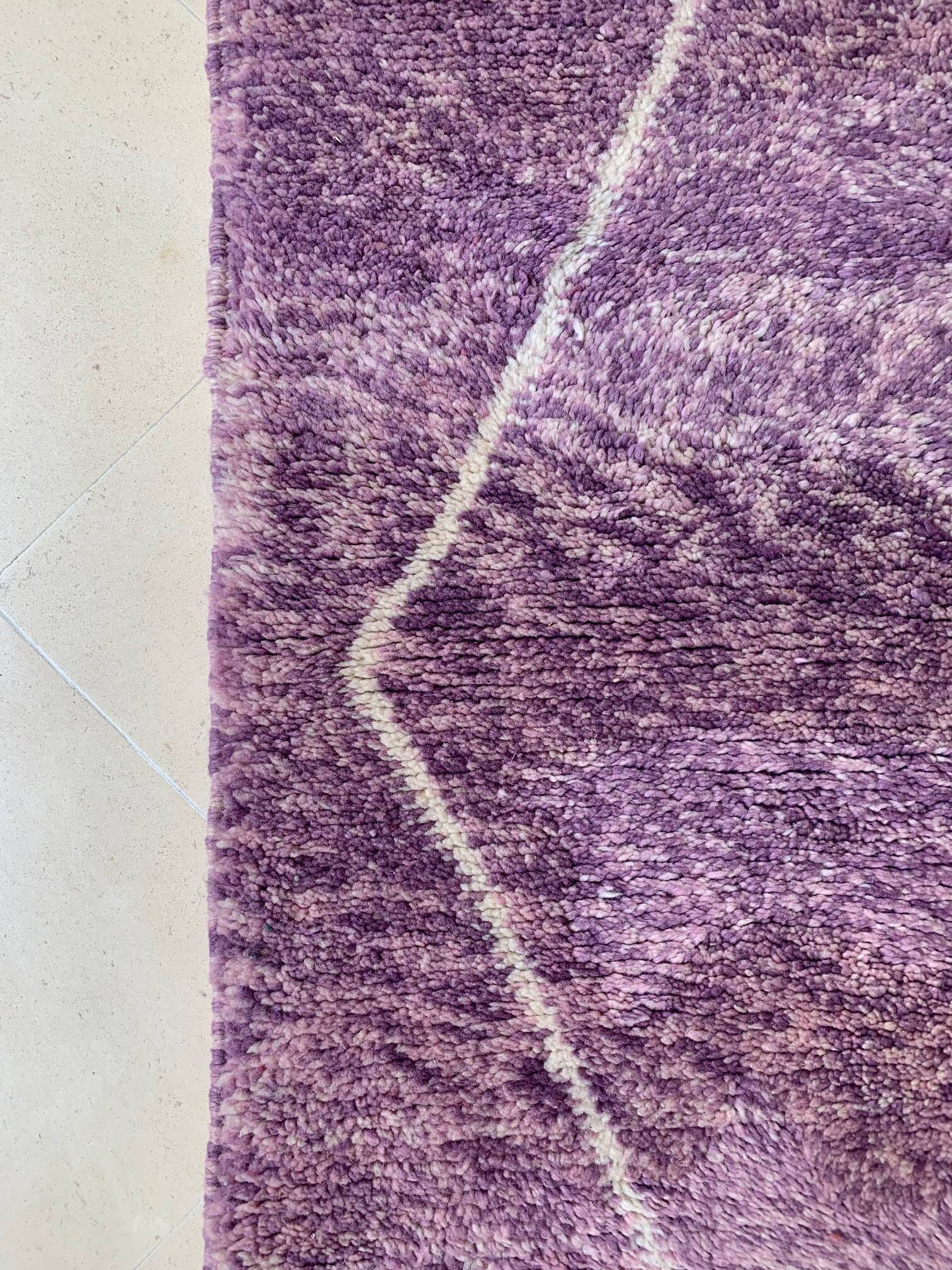 Moroccan Berber rug "Boujaad" pure wool hand-woven