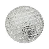 Crystal ceiling/wall lamp Kamenický Šenov, 1970s | Brusel style | Very good