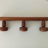 Rustic vintage wall coat rack