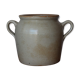 Eared beige sandstone pot