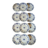 12 antique flat plates from Longchamp