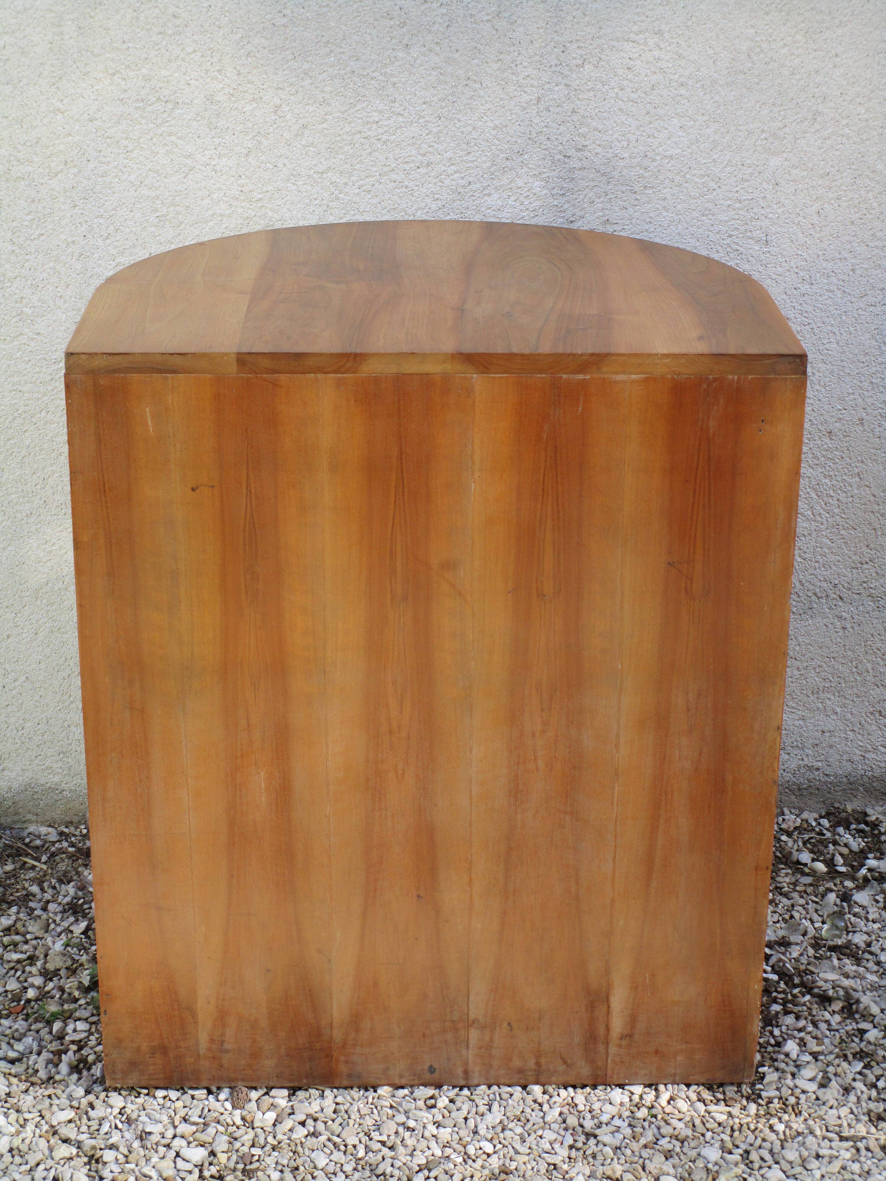 Art deco shelf walnut