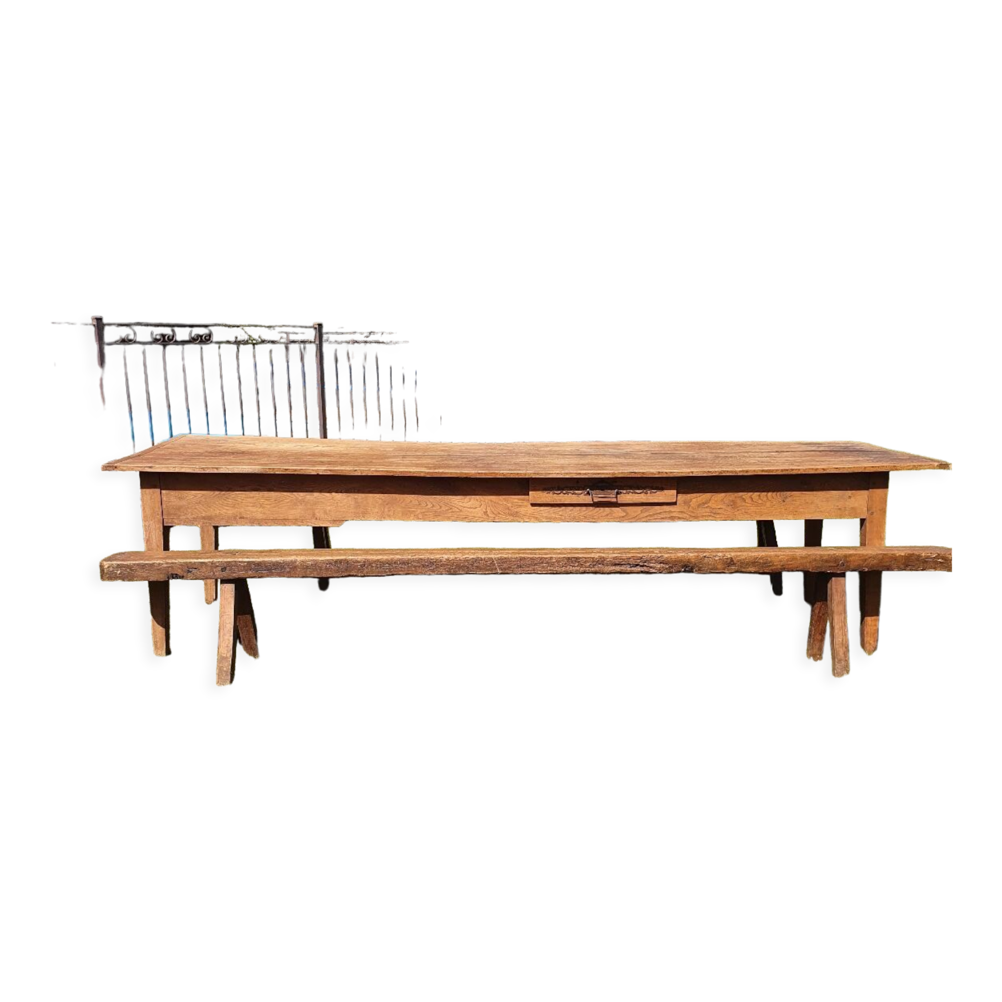 Farmhouse table ans benches