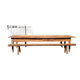 Farmhouse table ans benches