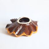 Shell shaped ceramic bowl, Vallauris