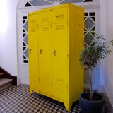 Industrial wardrobe 3 metal doors