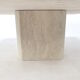 Italian travertine coffee table, 1980s