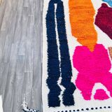 Handmade Berber rug in wool 3 x 2 m