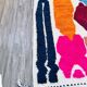 Handmade Berber rug in wool 3 x 2 m