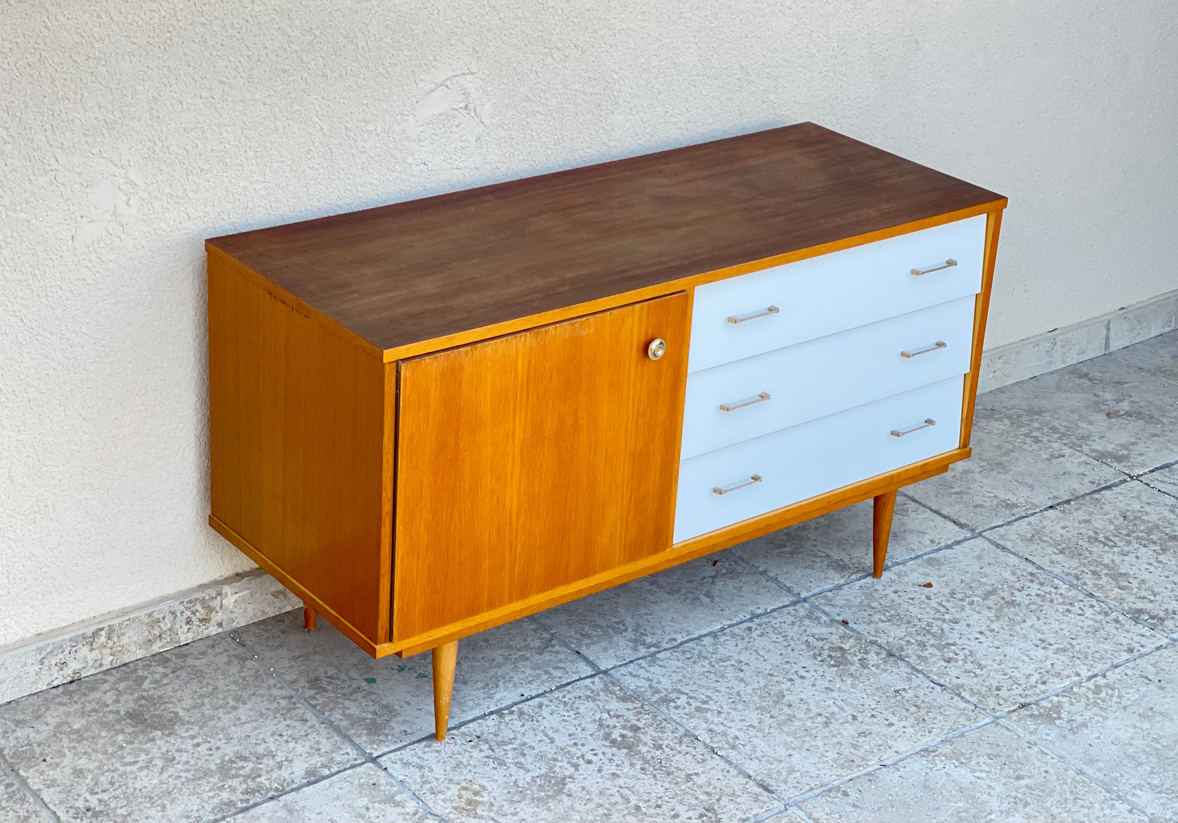 Vintage oak row 1960