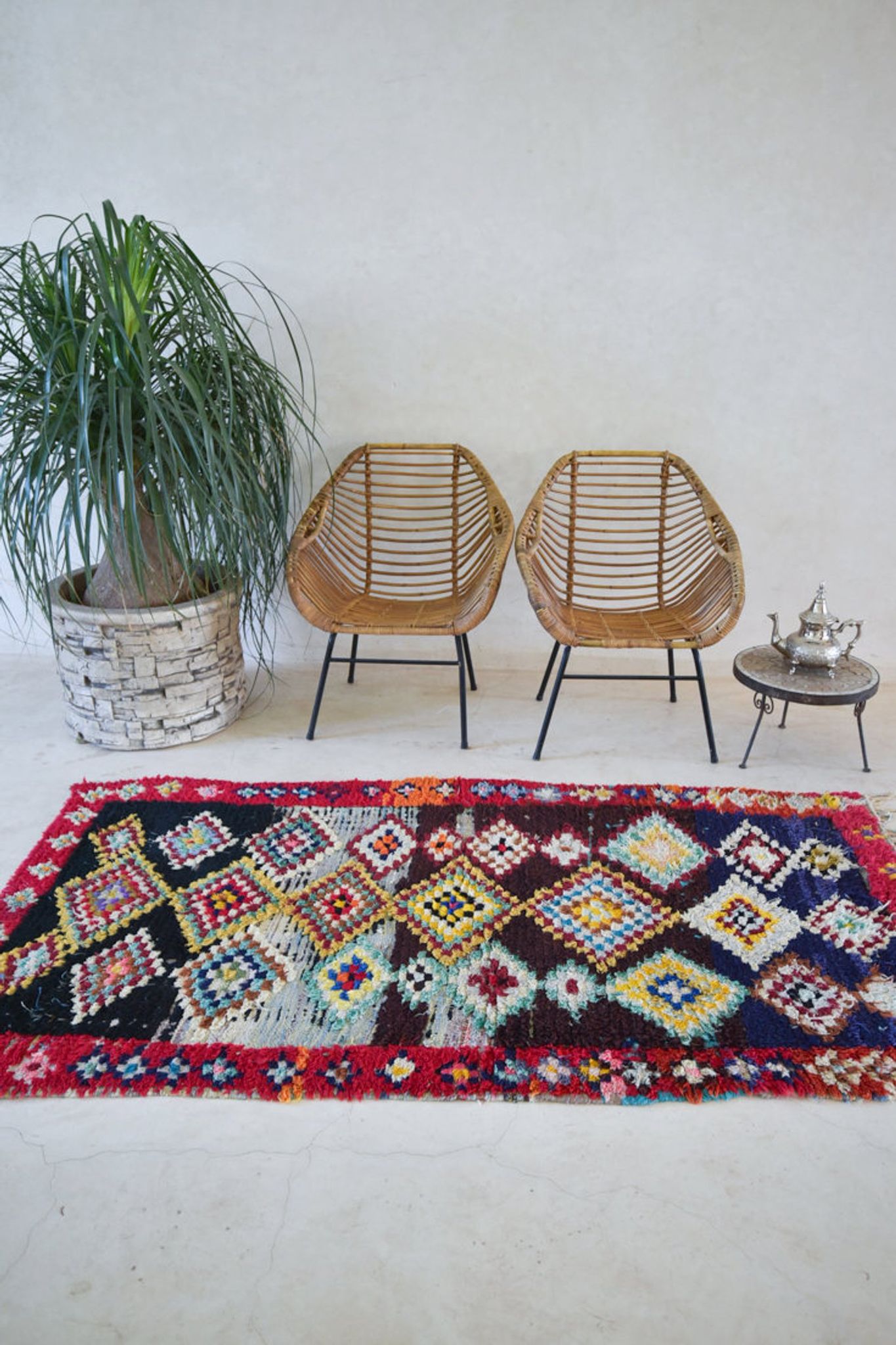 Carpet boucherouite 95x215cm
