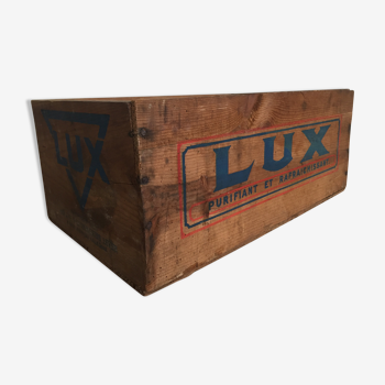 Advertising LUX soap box