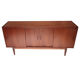 Danish vintage Scandinavian sideboard, sliding doors