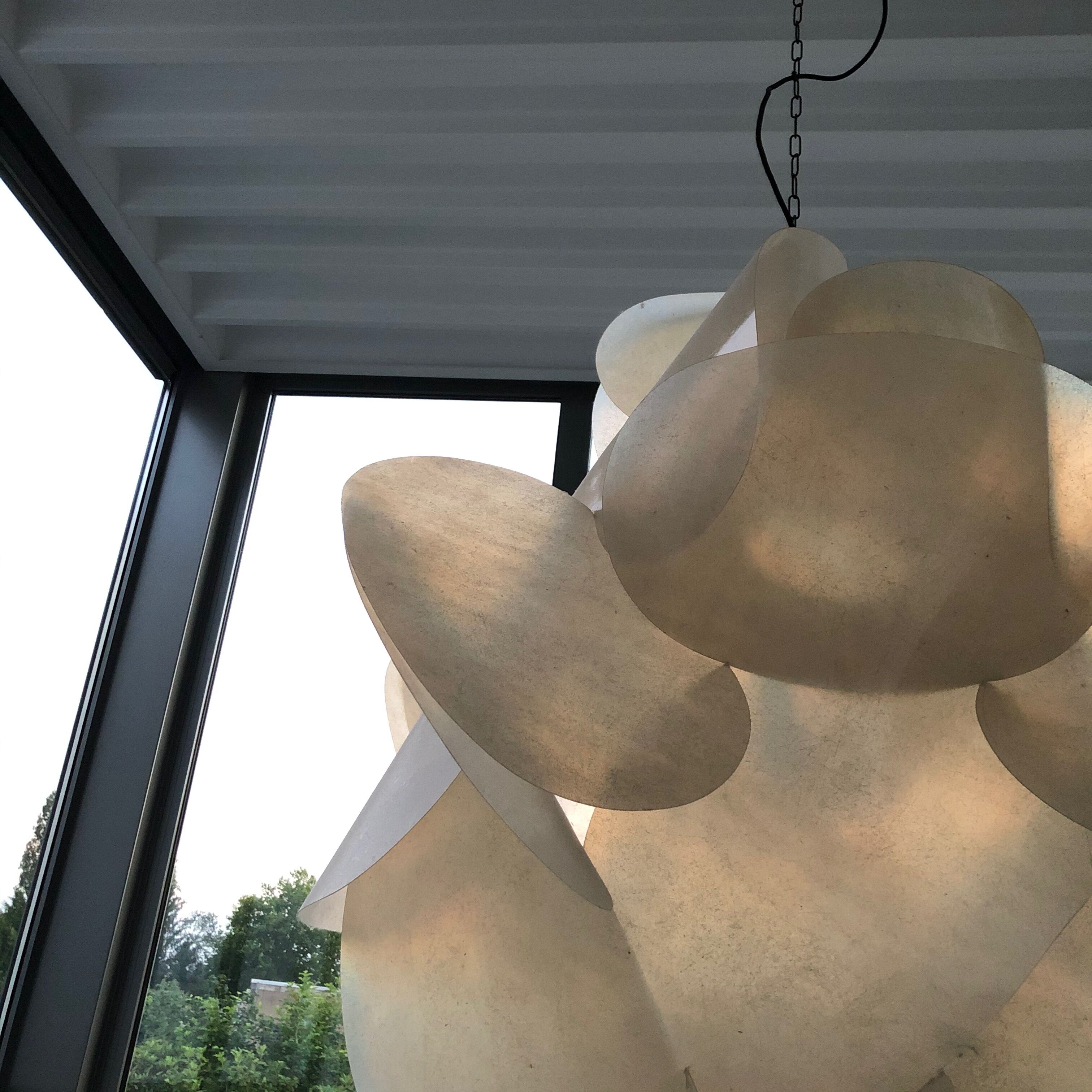 Enrico Botta Fiberglass Ceiling Lamp for Sundown, 1968