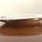 Plat creux argenté
