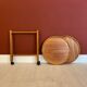 Danish midcentury foldable service trolley 60s