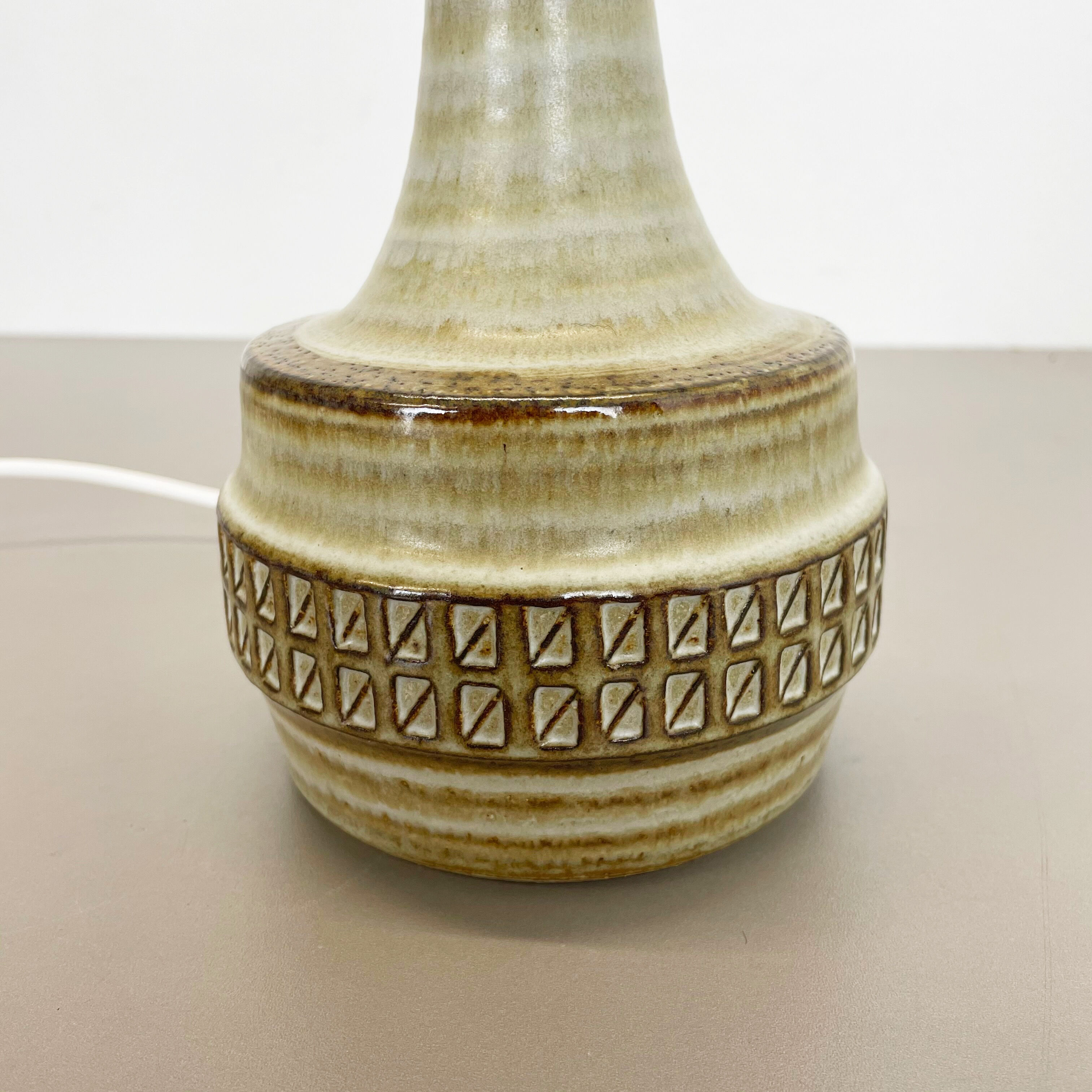 Ceramic studio pottery table light base by Joseph Simon for Soholm, denmark 1970