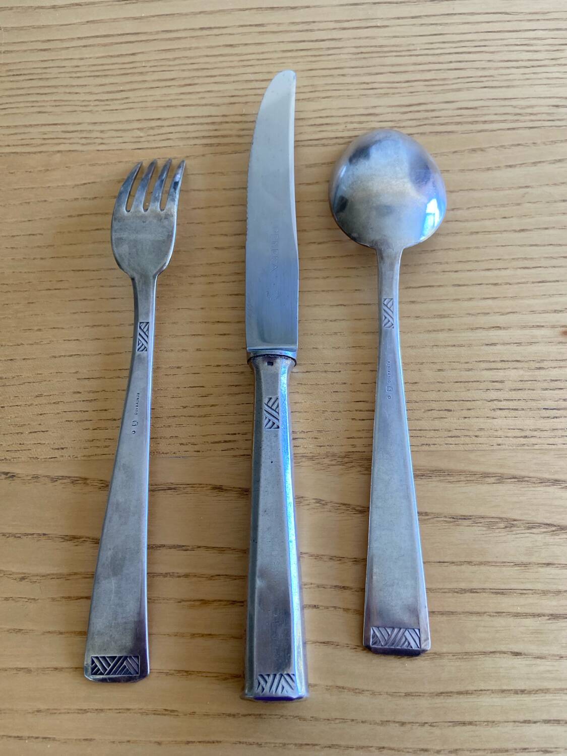 Lot of silver cutlery from the 1930s