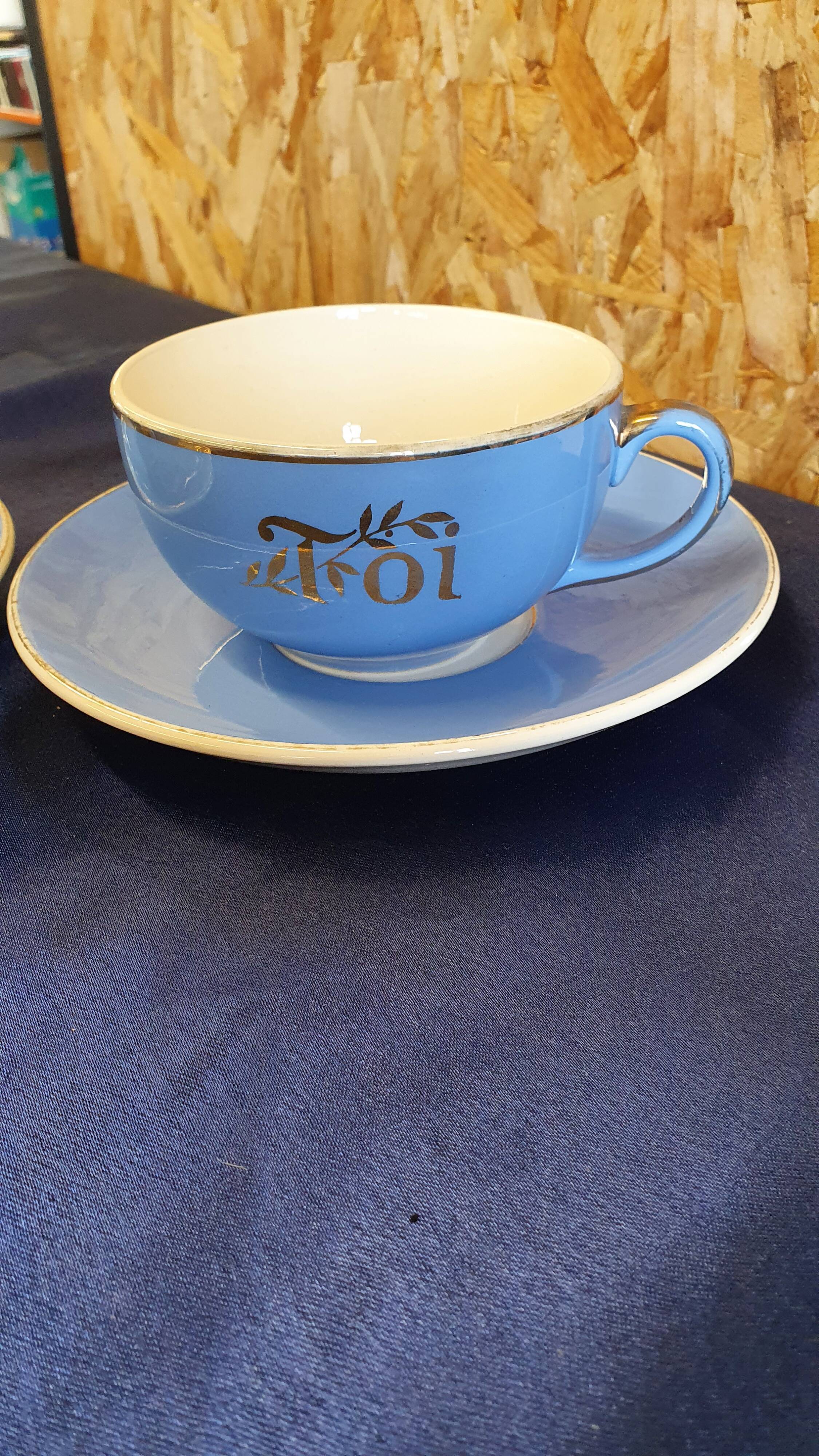 1 set of 2 cups and under cups Villeroy Boch you & me