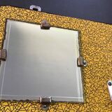 Formica coat rack with mirror, 50s-60s