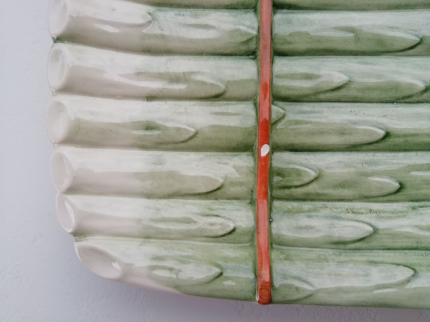 Asparagus dish in slurry