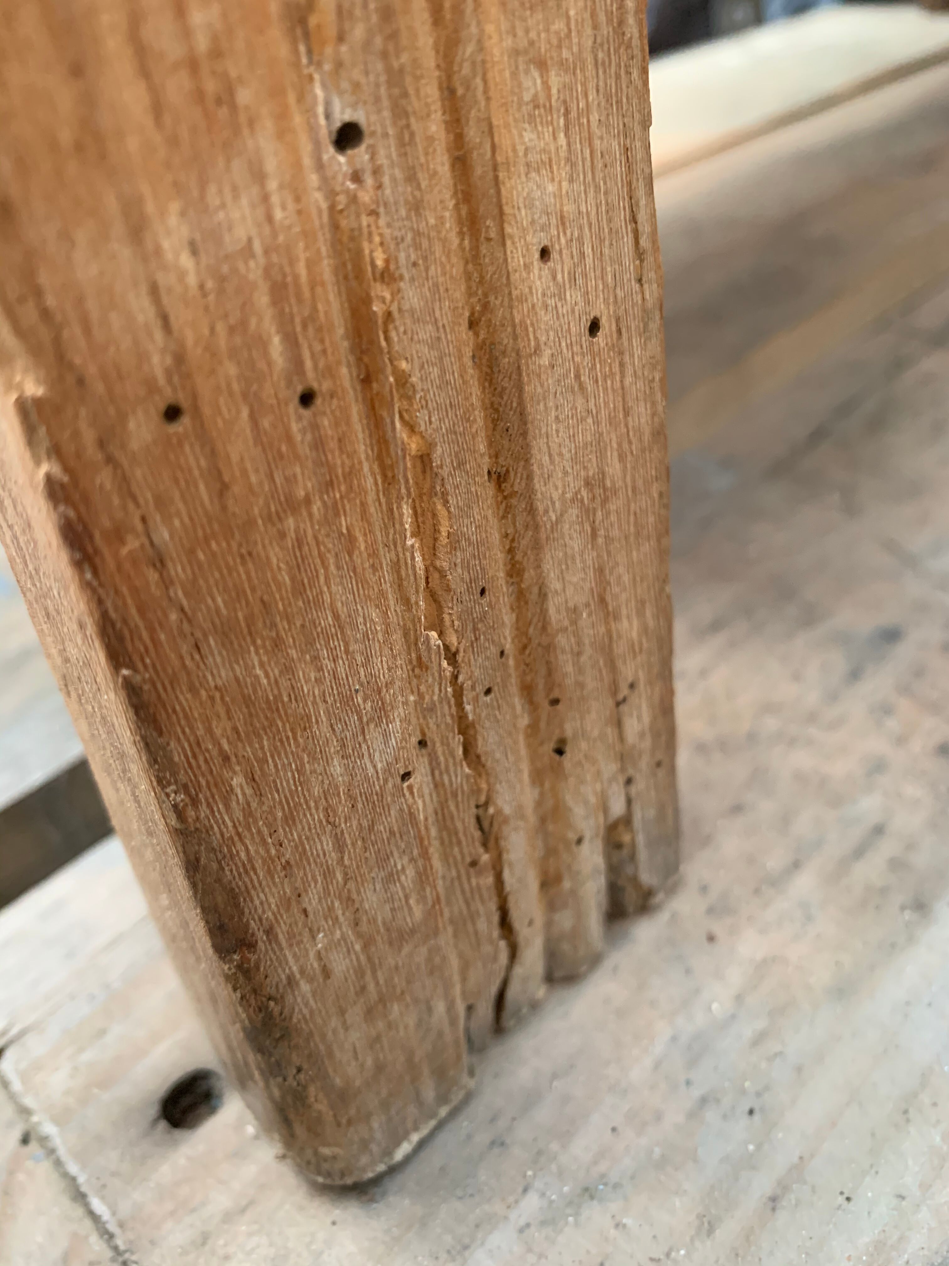 Parisian buffet raw wood